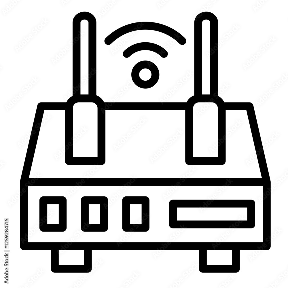 Obraz premium Router Icon
