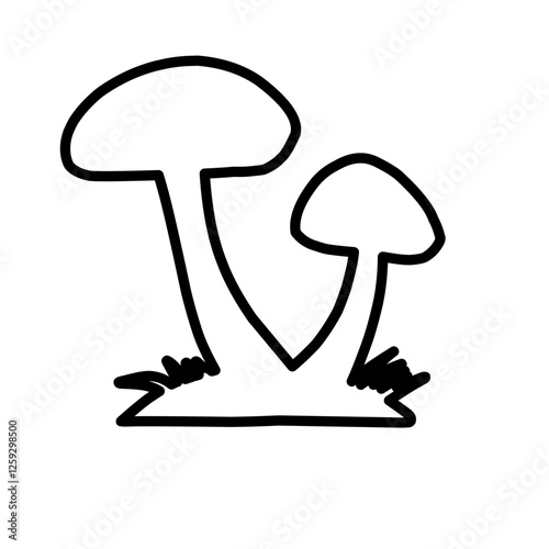 Mushroom Outline 