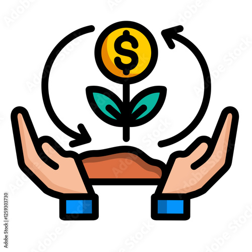 Sustainable Debt Icon