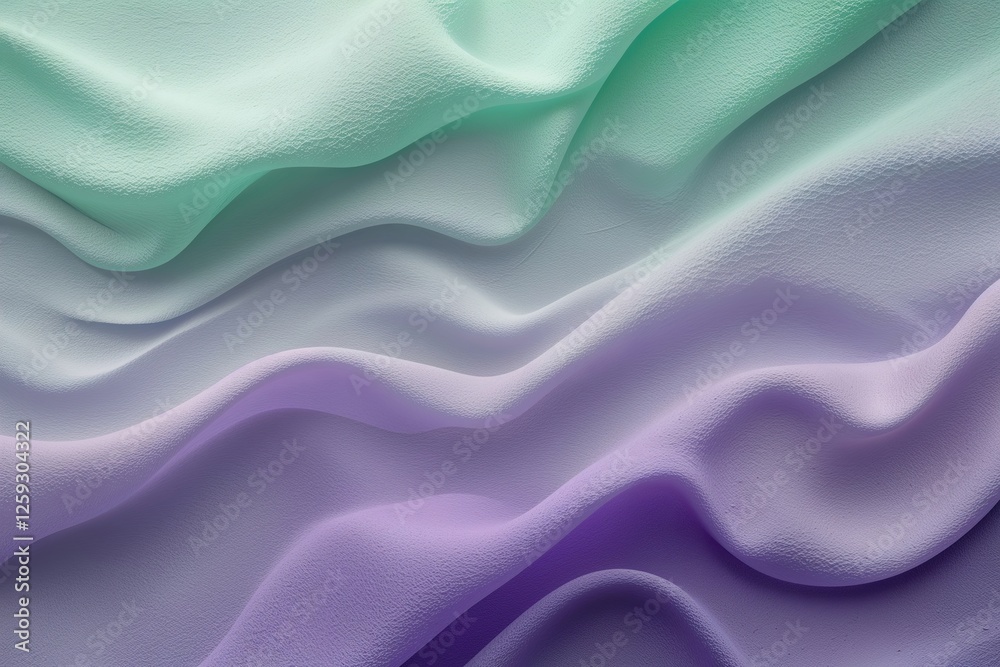 Obraz premium Mint to Lavender Gradient Background with Subtle Grain Texture