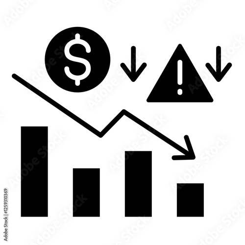 Bankruptcy Risk Icon