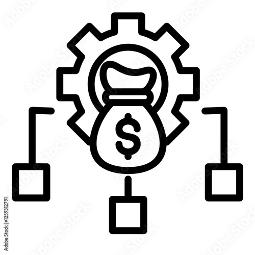 Capital Structure Icon