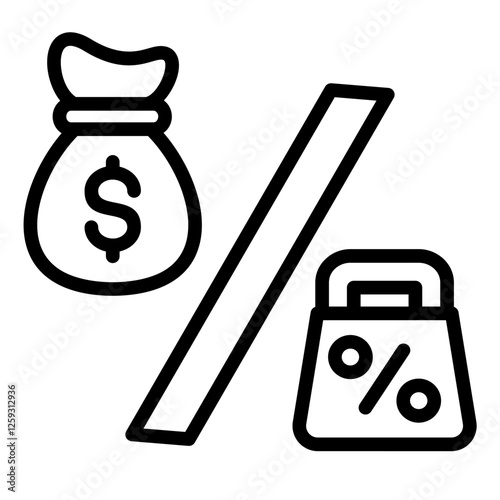 Debt Ratio Icon