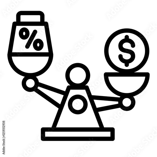 Debt-To-Equity Icon