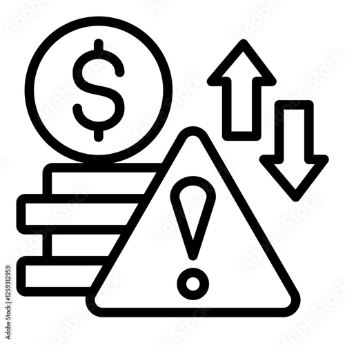 Financial Risk Icon