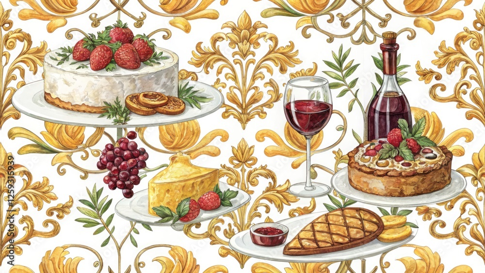 Baroque Food Still Life: Rich Textures & Deep Depth of Field Photography Baroque Food Still Life: Rich Textures & Deep Depth of Field Photography