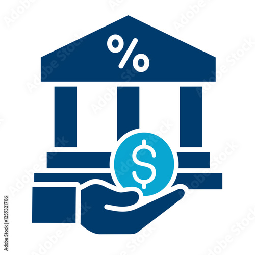 Bank Lending Icon