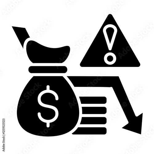 Budget Deficit Icon