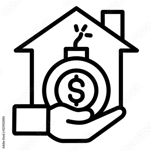 Household Debt Icon