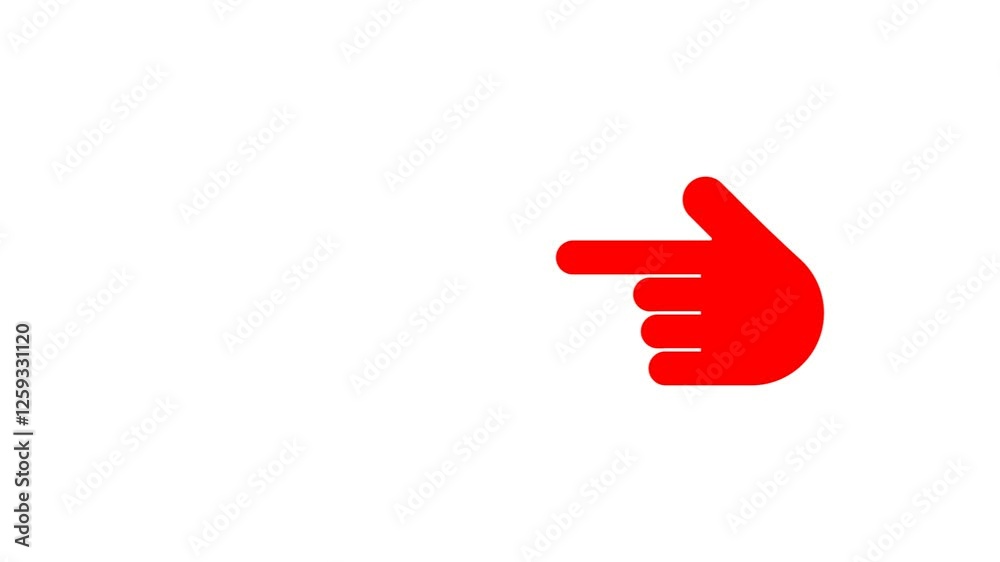 Hand Pointer Pointing toward Left Direction 4k Resolution Motion Graphics Video Footage with Alpha Channel Hand Pointer Pointing toward Left Direction 4k Resolution Motion Graphics Video Footage with Alpha Channel