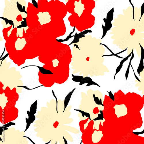 Abstract Flower background suitable for home decore and wallpaper purpose

