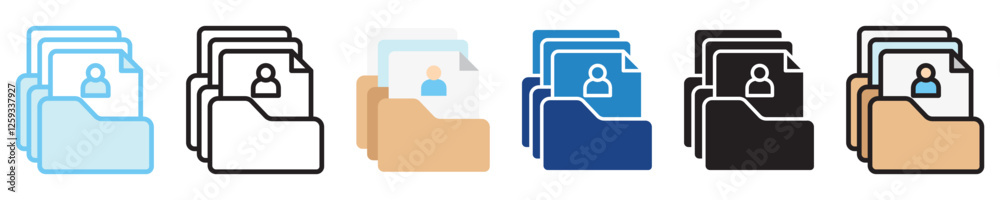 Document multi-style icon, outline, flat, glyph, dual tone, line color. For UI, UX, app and web development, digital or print. for industry, education, business, financial, Human Resources theme. Document multi-style icon, outline, flat, glyph, dual tone, line color. For UI, UX, app and web development, digital or print. for industry, education, business, financial, Human Resources theme.