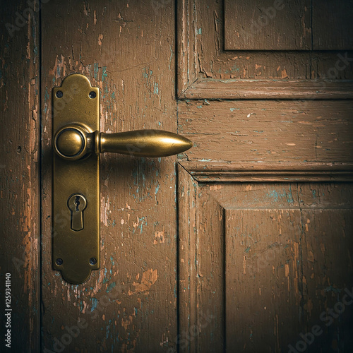 old door lock