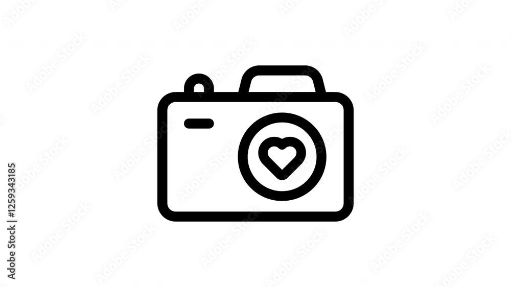 camera animated icon camera animated icon