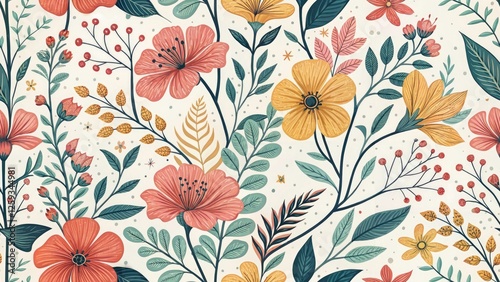 Wallpaper Mural Minimalist Floral Travel Poster Design: Abstract Double Exposure Photography Torontodigital.ca