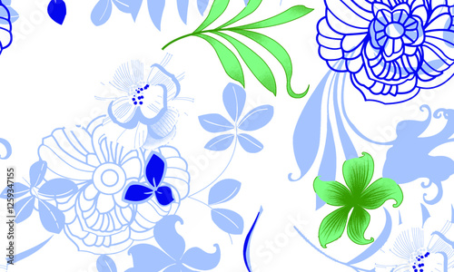 Abstract Flower background suitable for home decore and wallpaper purpose
