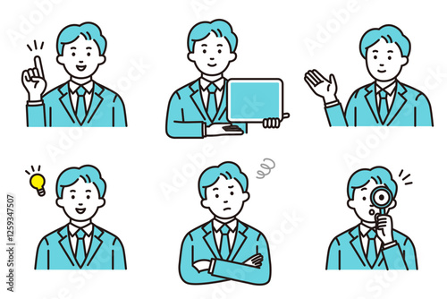 若い会社員のセットB