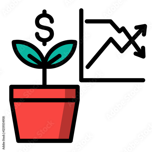 Growth Stocks Icon