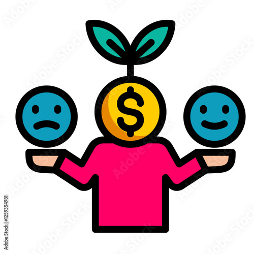 Investor Sentiment Icon