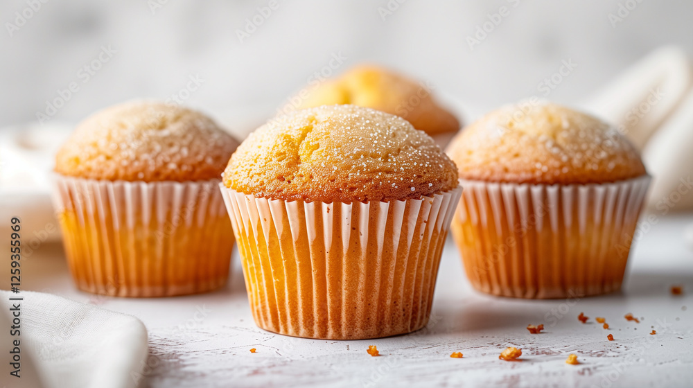 Delicious Golden Brown Muffins Ready to Eat Delicious Golden Brown Muffins Ready to Eat