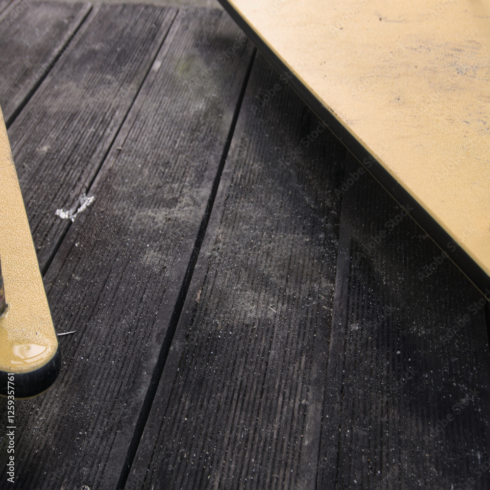 Obraz premium 나무 바닥을 확대해서 찍은 사진입니다