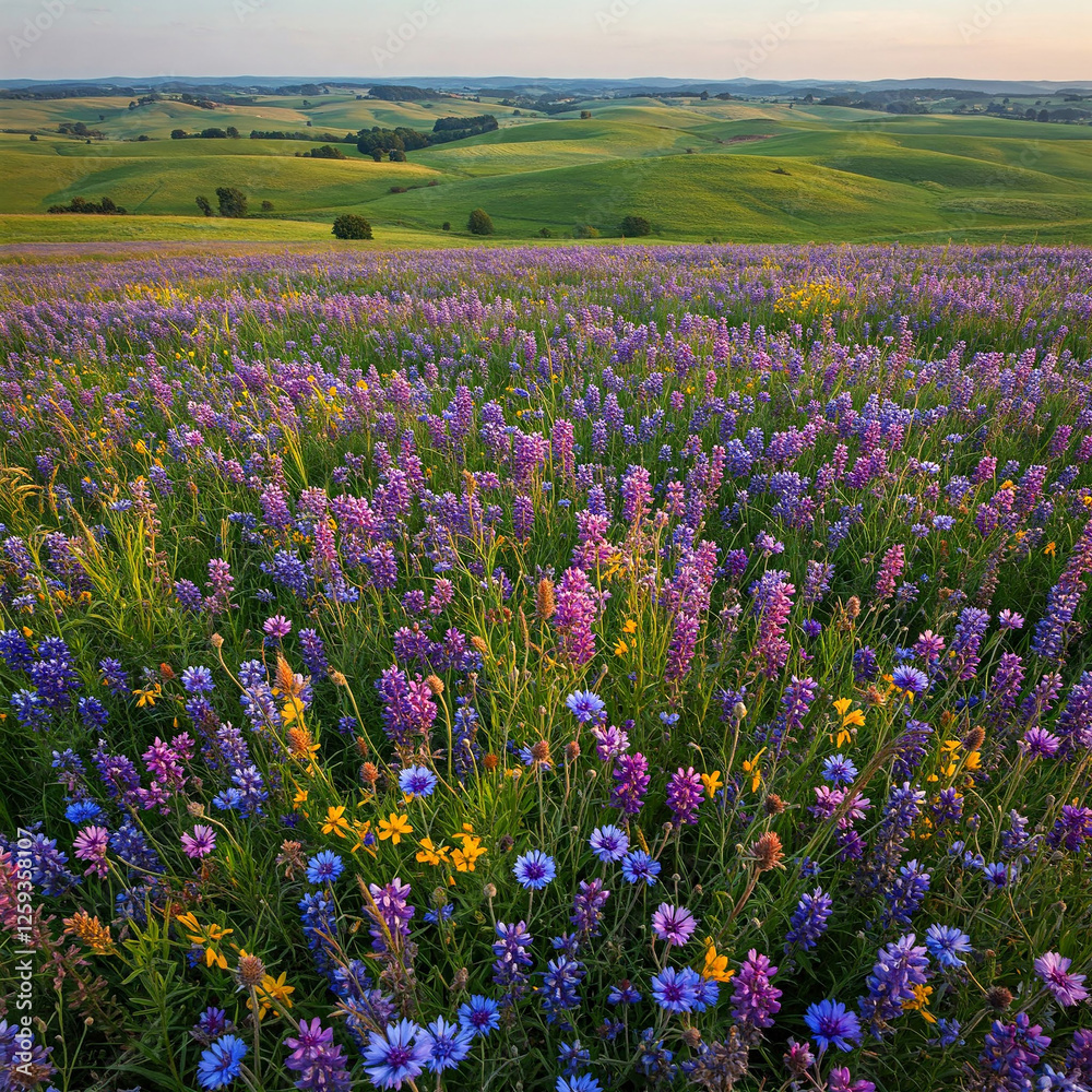 Fototapeta premium field of flowers