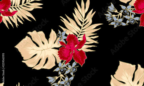 Abstract Flower background suitable for home decore and wallpaper purpose
