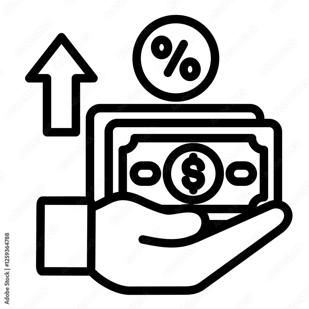 Dividend Payout Icon Dividend Payout Icon