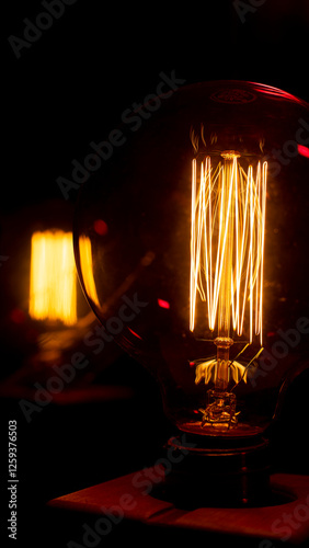 lampara vinta ge, luz, lampara vintage