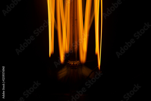 lampara vinta ge, luz, lampara vintage