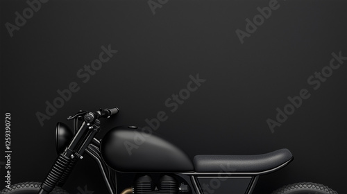 Black Motorcycle Minimalist...