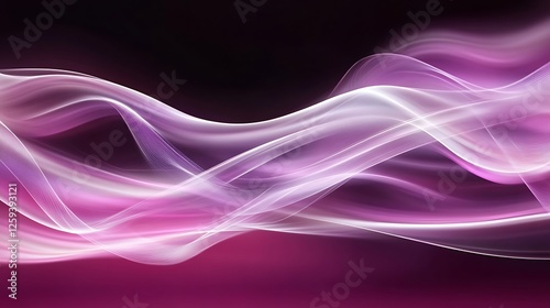 Pink waves abstract background design