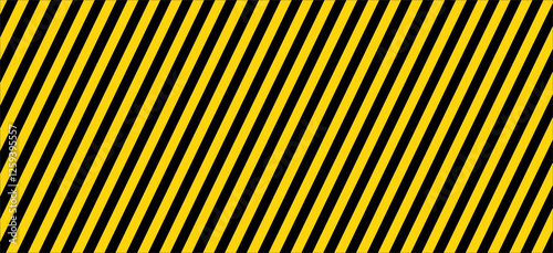 Streifen Hintergrund Gelb Schwarz. Schräge Linien diagonal