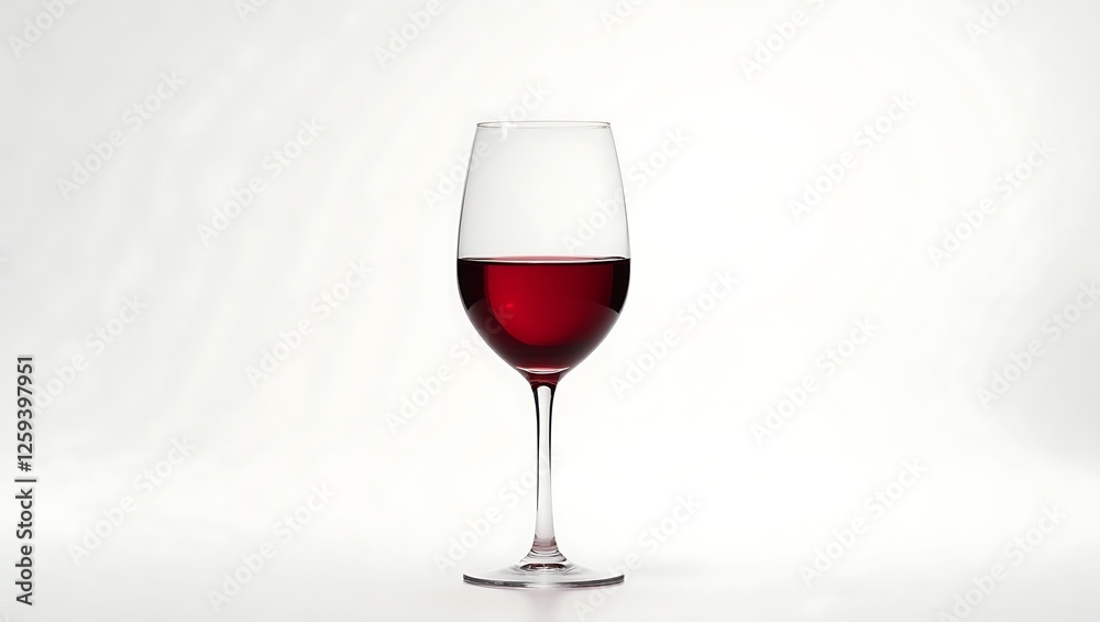 Crystal wine glass with red liquid - elegance, celebration - wine industry, culinary blog Crystal wine glass with red liquid - elegance, celebration - wine industry, culinary blog