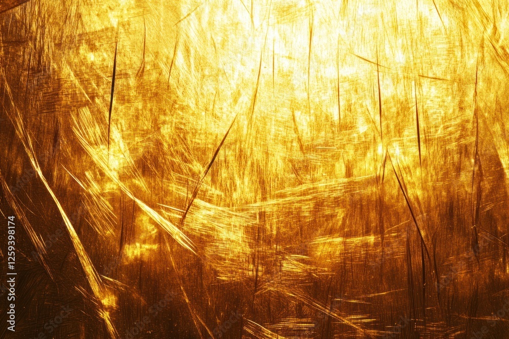 Naklejka premium Golden textured background, sunlit, abstract, design