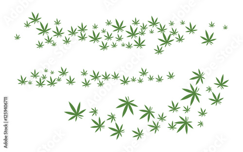 Canabis marijuana sign symbol illustration design