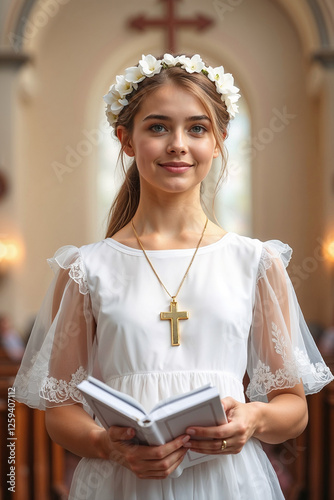 Child at their confirmation