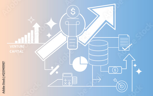 Venture capital, joint investment of businesses, funding sources and business partners