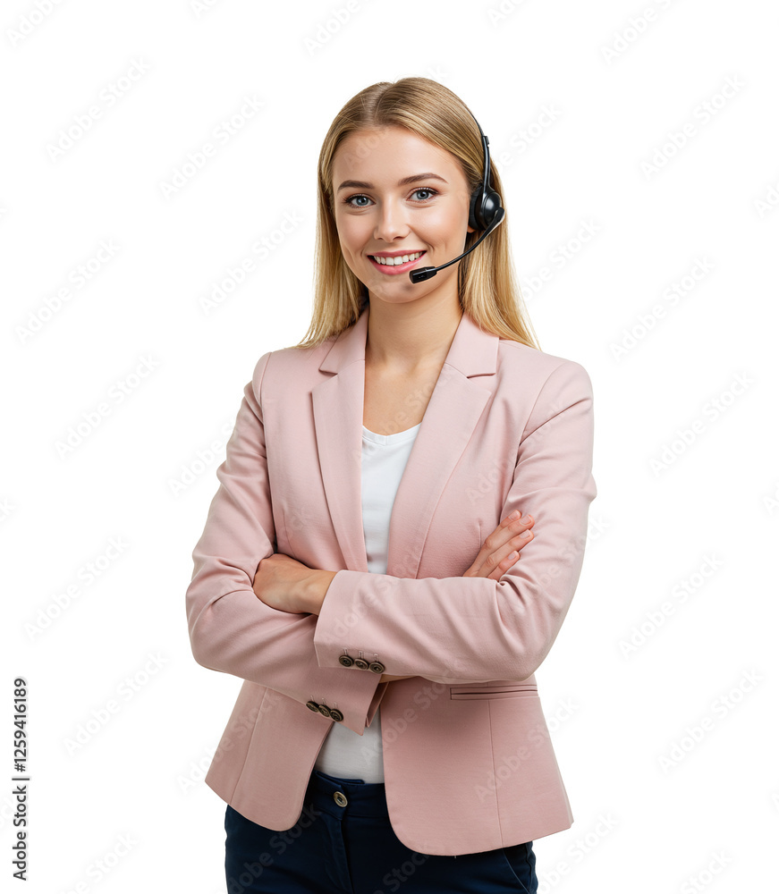 Beautiful woman customer service Support. Beautiful woman customer service Support.