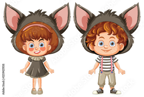 Children in Cute Animal Costumes