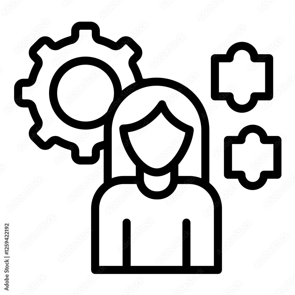 Obraz premium Resourcefulness Icon