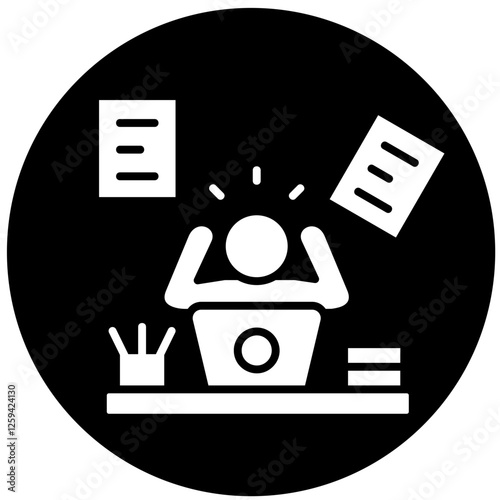 Disorganized Work Icon