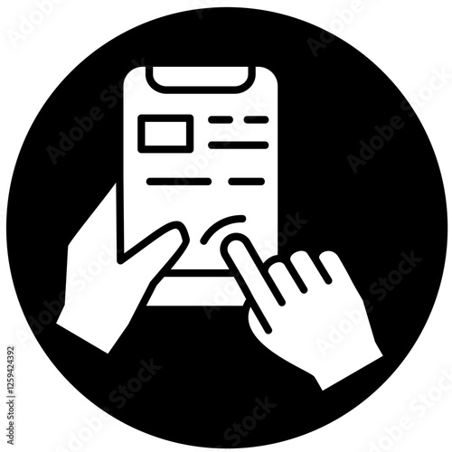 Scrolling Icon