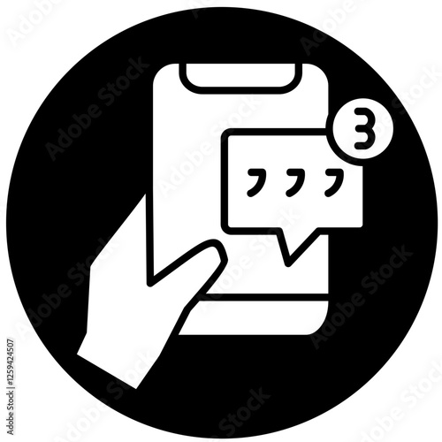 Text Notifications Icon