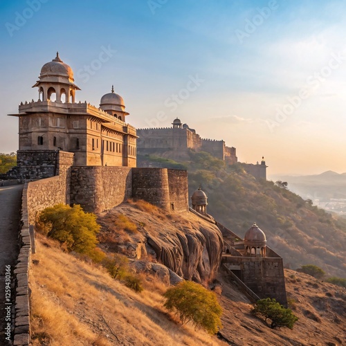 Golden Horizon Sunlit Majesty of Maratha Forts and the Enduring Legacy of Shivaji Maharaj