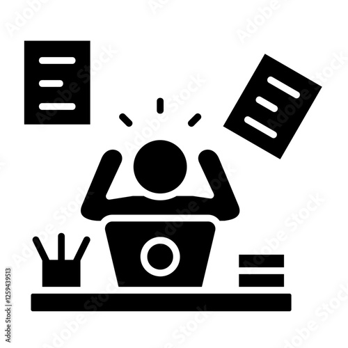 Disorganized Work Icon