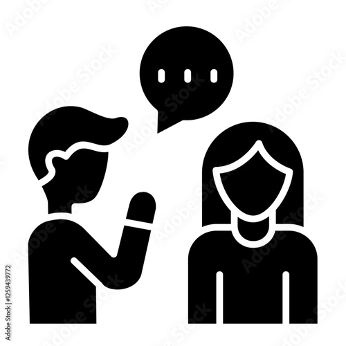 Gossiping Icon