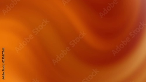 Fluid Caramel Motion: Abstract Swirls and Warm Tones Creating a Smooth Texture