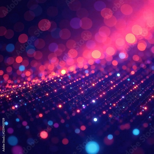 Colorful Halftone Dot Background Image