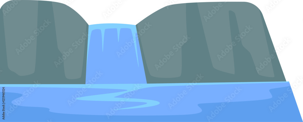 Naklejka premium Scenery Element